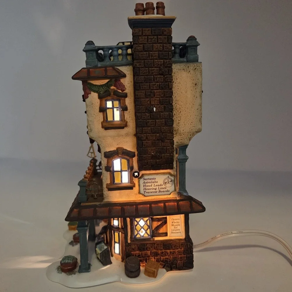 Department 56 Dickens Village Leeds Oyster House Lighted Building 58446 1999